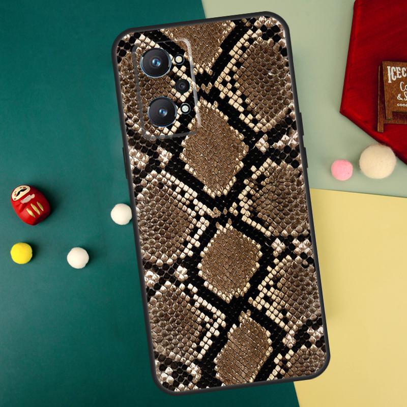 Snake Skin For Realme 12 11 Pro Plus 9 10 GT5 GT3 GT Neo5 C35 C31 C30 C33 C51 C53 C55 C25s C21Y Case