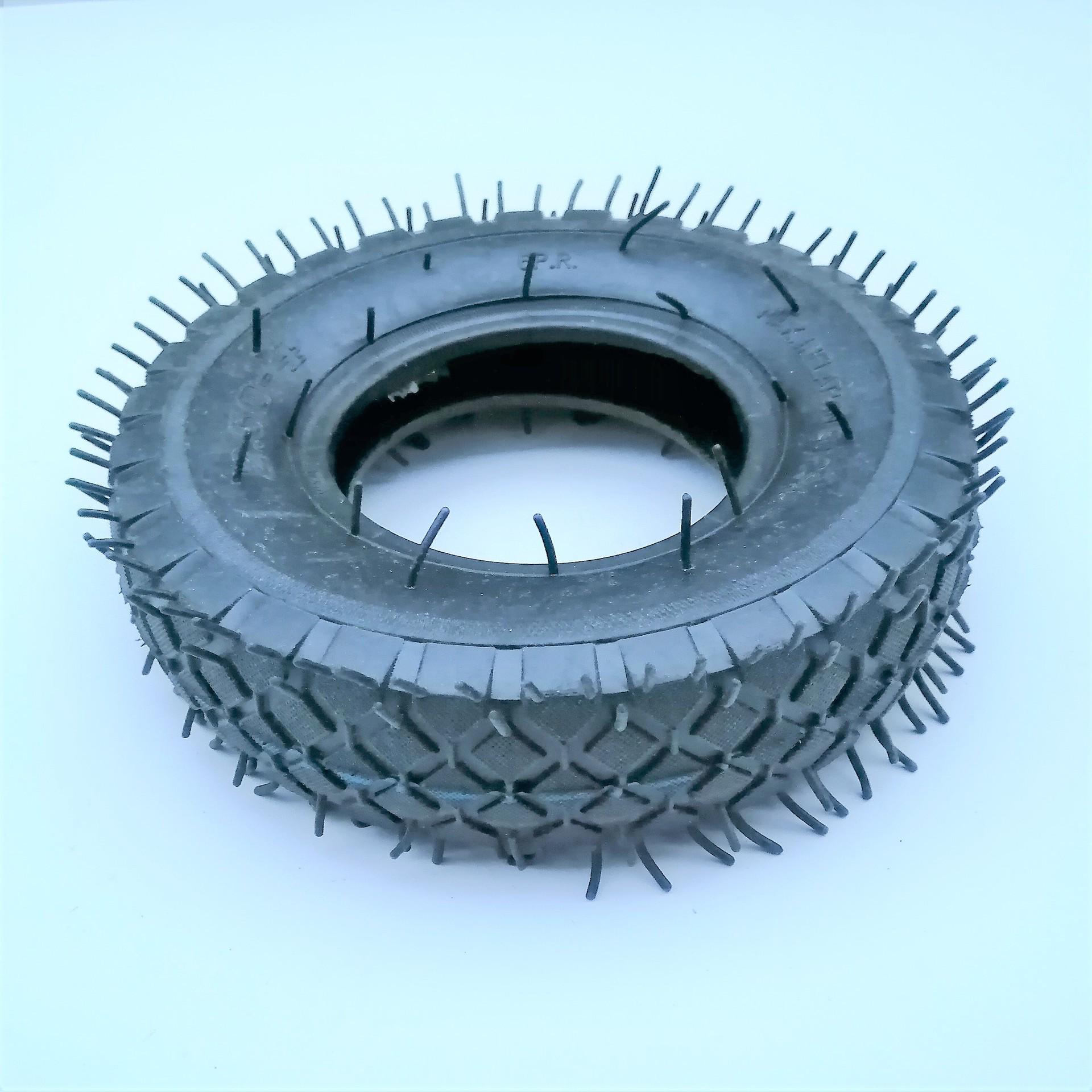 250-4 Пневматическое Поворотное Колесо, 4-Слойная, Резиновая Шина с Блочным Рисунком