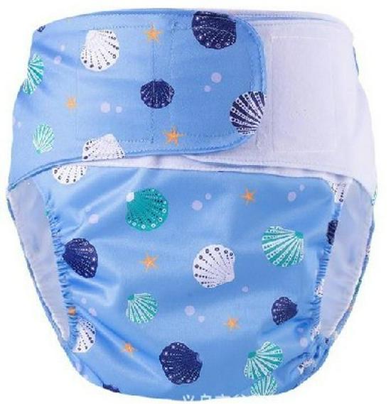 Washable Reusable Leak-Proof Adult Diaper Pants with Magic Sticker for Elderly Care