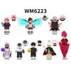 WM6223 Anime Mini Actionfiguren Comic Serie Bausteine Zubehörsteine Kreative Modellpuppen Dekor Spielzeug für Kinder Geschenke