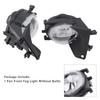 Pair Front Bumper Fog Light Without Bulbs For BMW E39 5-Series 1999-2003