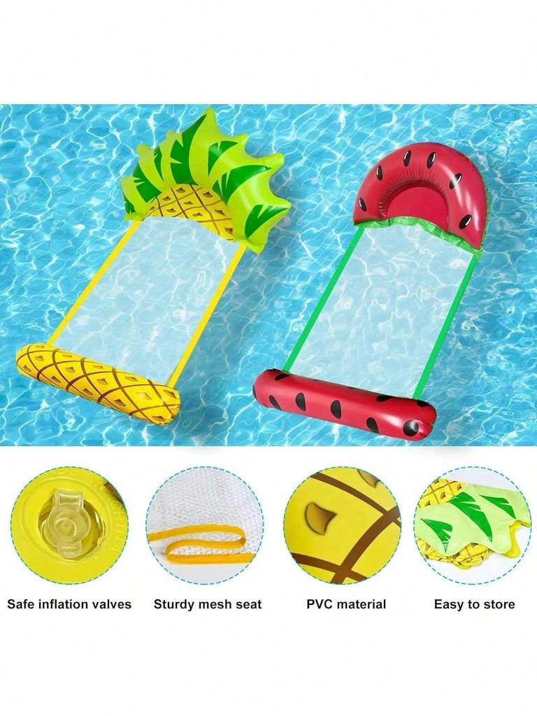 Summer Foldable PVC Inflatable Floating Row Swimming Pool Water Hammock Air Cushion Bed Water Sports Water Bed Can Lie or Sit