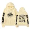 Bad Omens Band Tour American Music Print Hoodie The Death of Peace of Mind Skeleton Graphic Hoodies Rock Gothic Sweatshirts