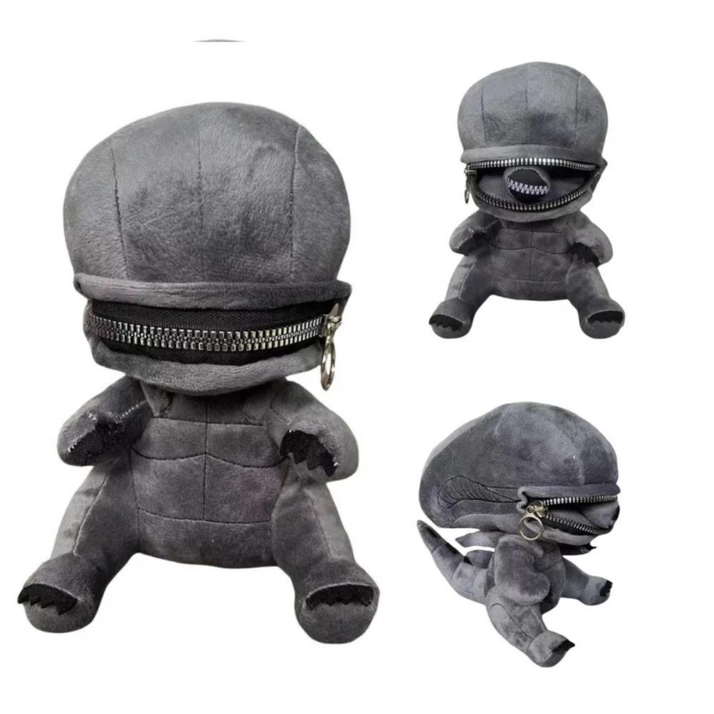 25cm Alien Xenomorph Pluche Speelgoed Cartoon Pluche Poppen Zacht Gevuld Pluche Speelgoed voor Jongens Meisjes Fans Verjaardag Kerstcadeaus