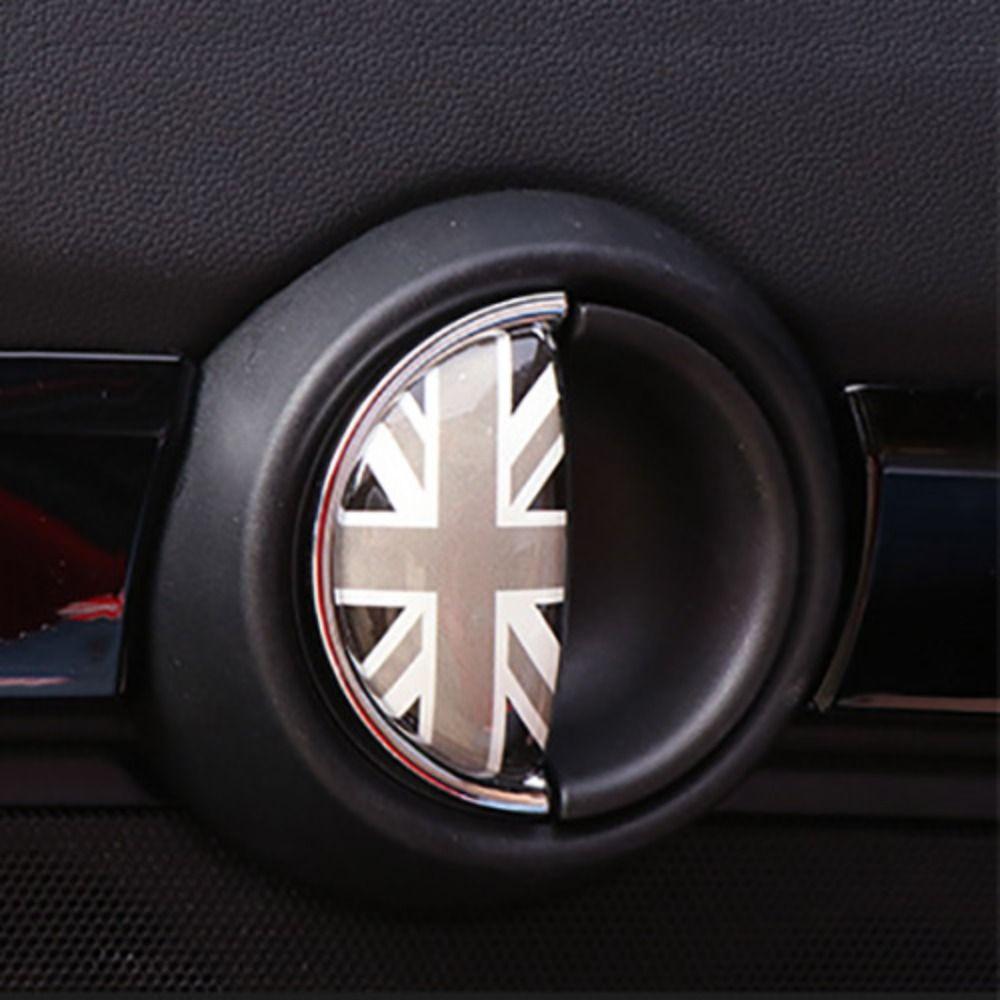 2PCS ABS Car Door Handles Sticker National Flag Round Car Door Handles Decor Multicolor Car Decals for BMW MINI