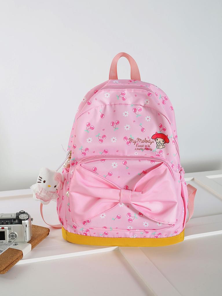 Schoolbag new hellokitty backpack nylon anti-splashing large-capacity bag for elementary school students and junior high school students