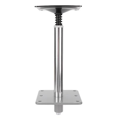 Boat Seat Pedestal Base Mount Kit with 7 Inch X 7 Inch Marine Seat Base Plate 34 Inch Pin Post