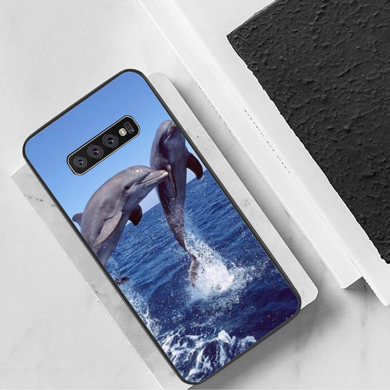 Dolphin Phone Case For Samsung Galaxy S7 Edge Plus S9 S20Plus S20ULTRA S10lite S225G S10 Case