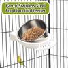 Parrot Stainless Steel Food Box Bird Feeder