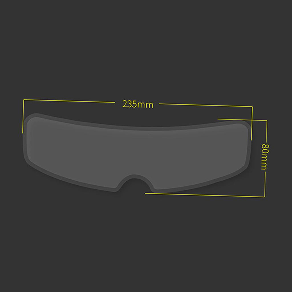 Helmet   Film Anti-fog Rainproof Oilproof Anti-scratch Anti-fog Motorcycle Helmet Lens Film   Eye  