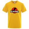 Men's High Quality100% Cotton Funny Dinosaur Print Summer T Shirt Loose O-neck  For Men Tshirt Short Sleeve T-shirt Male Tee Top