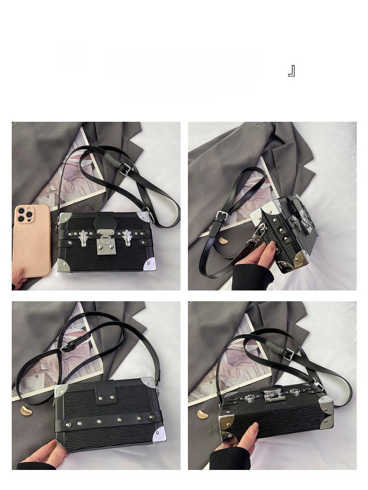 Trendy Box Messenger Bag: Stylish High-End Design for Men & Women