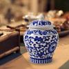 Keramische Gemberpot Vintage Stijl Ambachten Mandarijn Vaas voor Kantoor Huis A