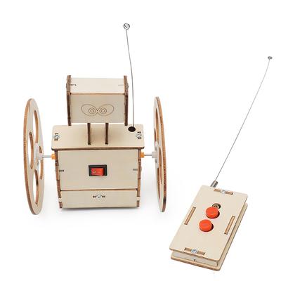 Remote Controlled Two-wheeled Vehicle Children's Manual Assembly Model DIY Primary School Science 12 Years Old+