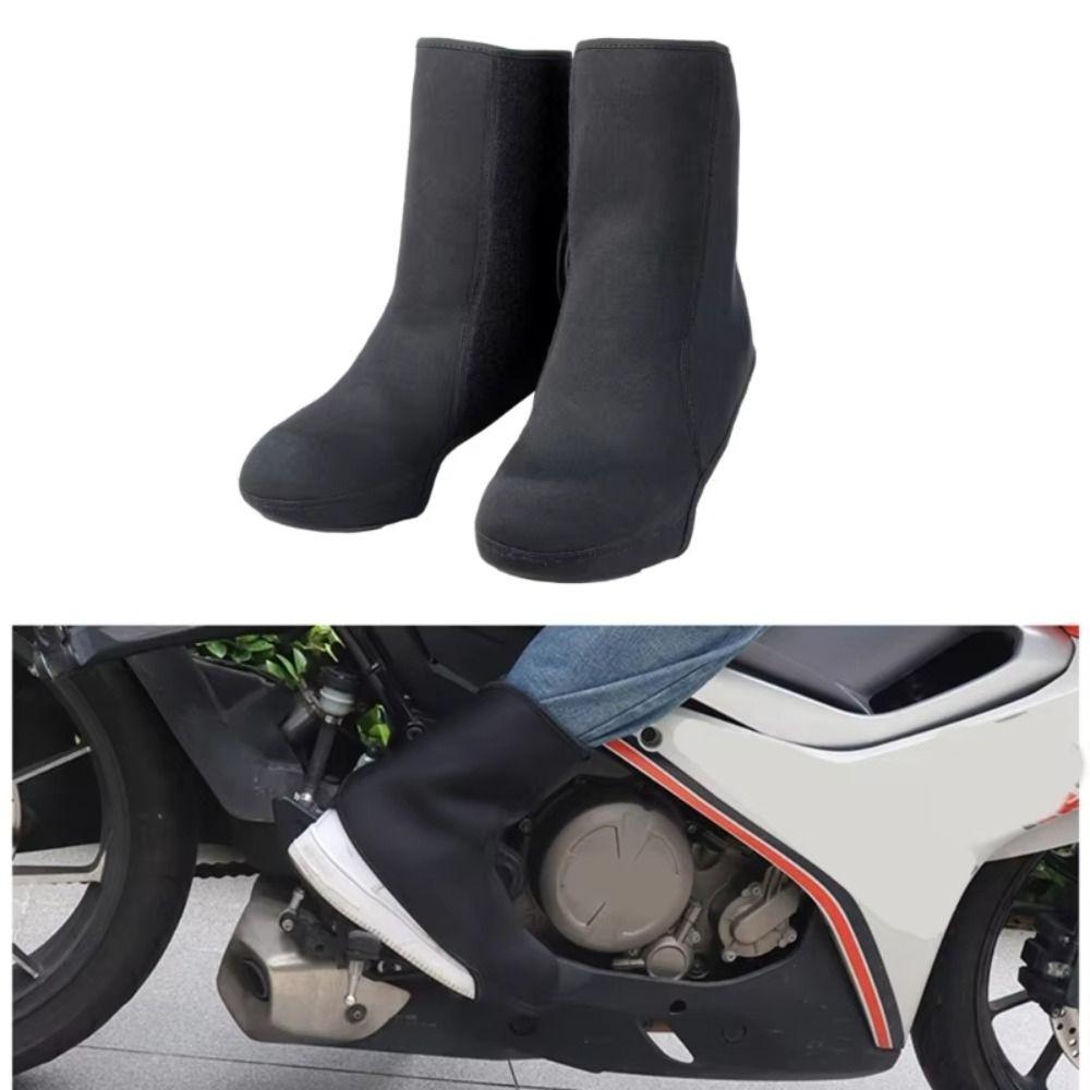 Neoprene Cycling Shoe Covers Waterproof Motorcycle Riding Leg Covers  Mountain Bike