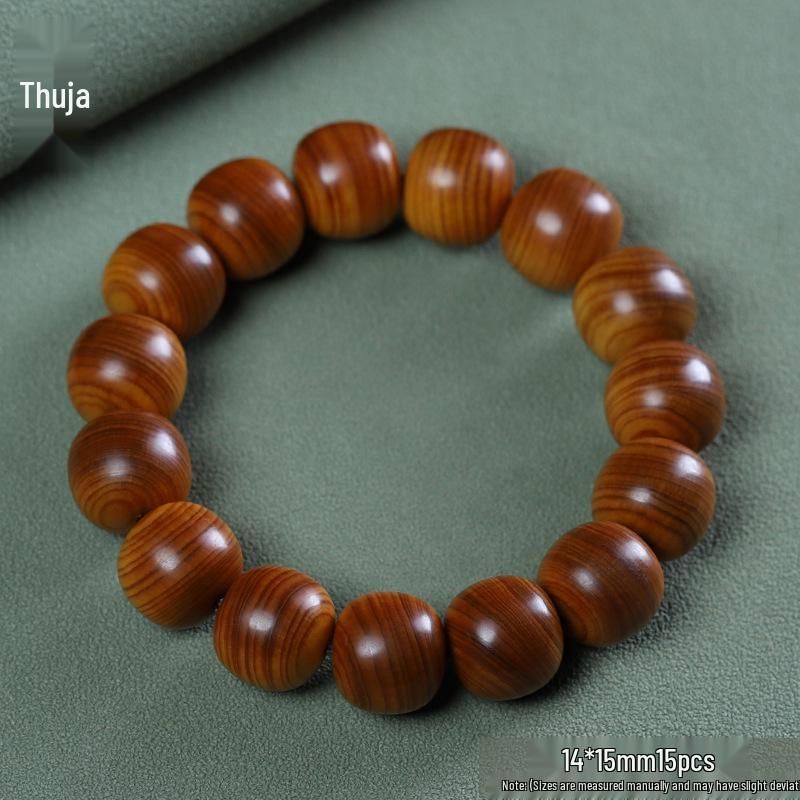 Temple Sandalwood Multi-Treasure Buddhist Rosary Beads Bracelet - Wenge Accessories Gift