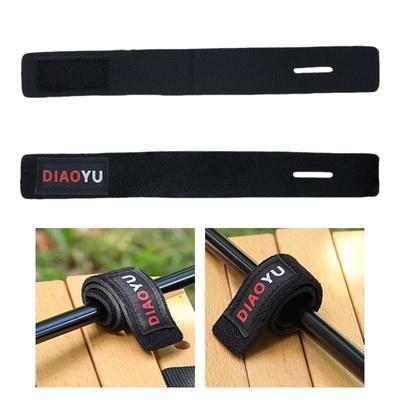 1/2Pcs Elastic Fishing Tackle Ties Fishing Rod Wrap Strap Casting Rod Holder Strap Belt Fishing Rod Tie Holder Strap