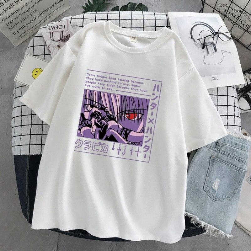 Hunter X Hunter Kurzarm T-shirt Harajuku Cartoon Anime Shirt