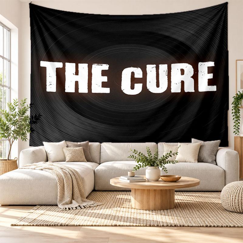 The Cure Wall Tapestry, Soft Fabric Wall Hanging, Decorative Backdrop For Bedroom Home Wall Art