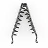 5 Stück Modische Bananen-Haarspangen Haarschmuck Starker Halt Design Für Verschiedene Haartypen Leopardenmuster Kunststoff-Haarspange