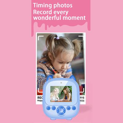 Portable Children Instant Thermal Print Kid Camera 2.4 Inch Screen Digital Camera Photo Selfie HD