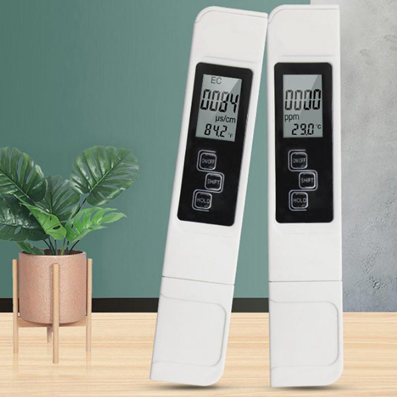 

Цифровой тестер качества воды Tds EC 0-9990 Многофункциональный измеритель температуры