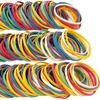 Rubber Bands 250pcs size #33 rubber band size 33 colors Elastic Band rubber Bands Blue green purple yellow white red for Office School Home Strong