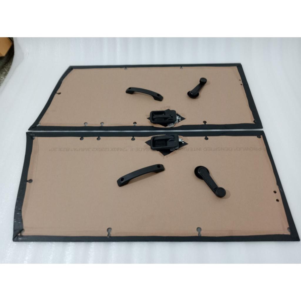 2X Inside Door Panel Set & Handles For Suzuki Samurai Sj410 Sj413 Gypsy |Fit For