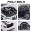 1:32 Metal M4 Police Cars Toy Models Rubber Tire Pull Back Vehicle Light Music Sports Car Miniature Toys Boyfriend Birthday Gift