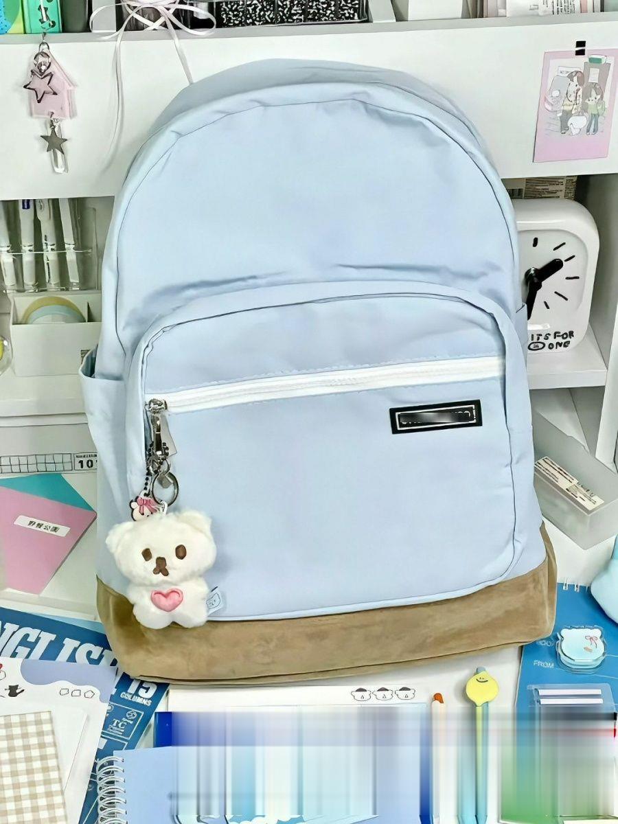 Korean College Style Niche Girls Backpack Student Schoolbag High Value Versatile Commuter Backpack Tide