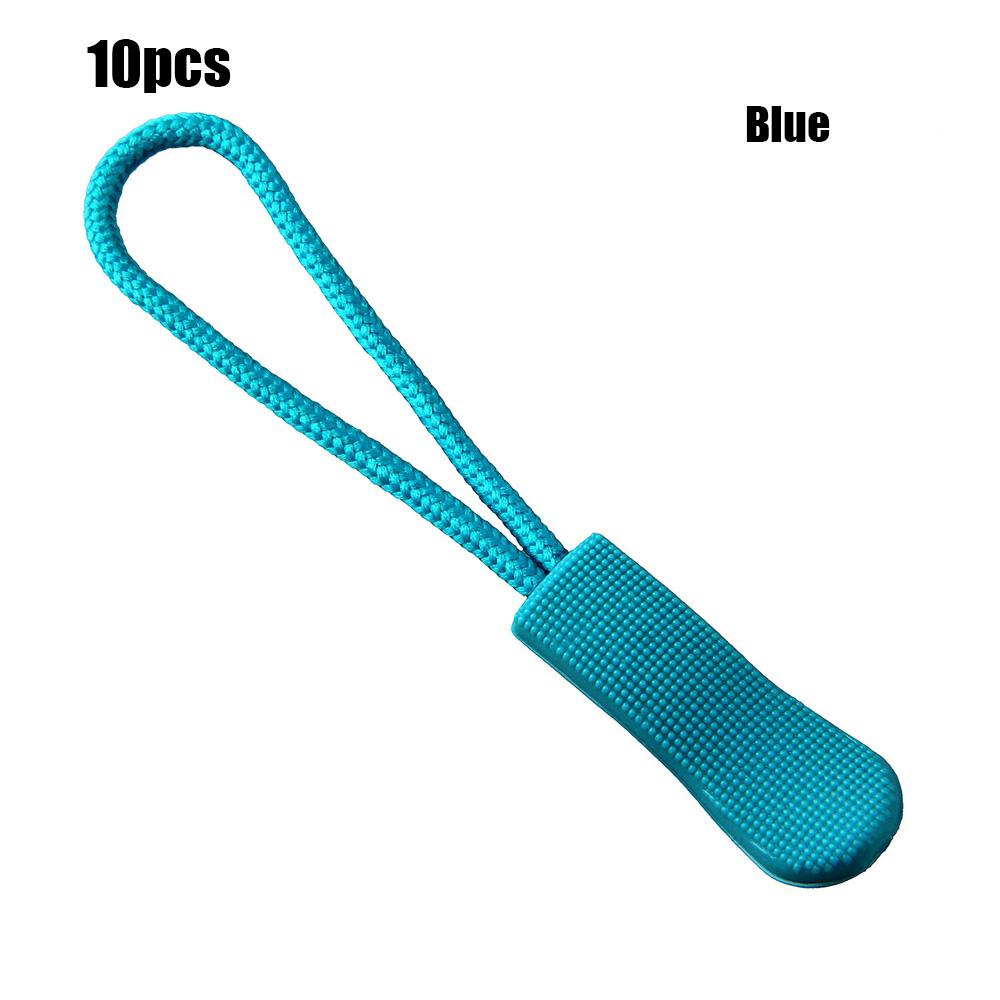 10 PEÇAS/Pacote Mochila Jaqueta Puxador de Zíper de Reposição Corda Puxadores Bolsas Clipe Fivela Puxador de Zíper Mala Roupa de Viagem Ferramentas
