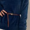 5Pcs/Set Butterfly Button Women's Belt Y2k Waistband Fashion Retro Pin Buckle Belt  Pants