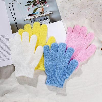 Guantes de Baño de Nailon de Doble Cara - Toallas de Cinco Dedos para Uso Diario