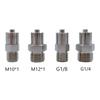 1Pcs G1/8 G1/4 M10*1 M12*1 Dispense Valve Adapter Luer Lock Brass Dispensing Valve Connector Double Screw Automatic