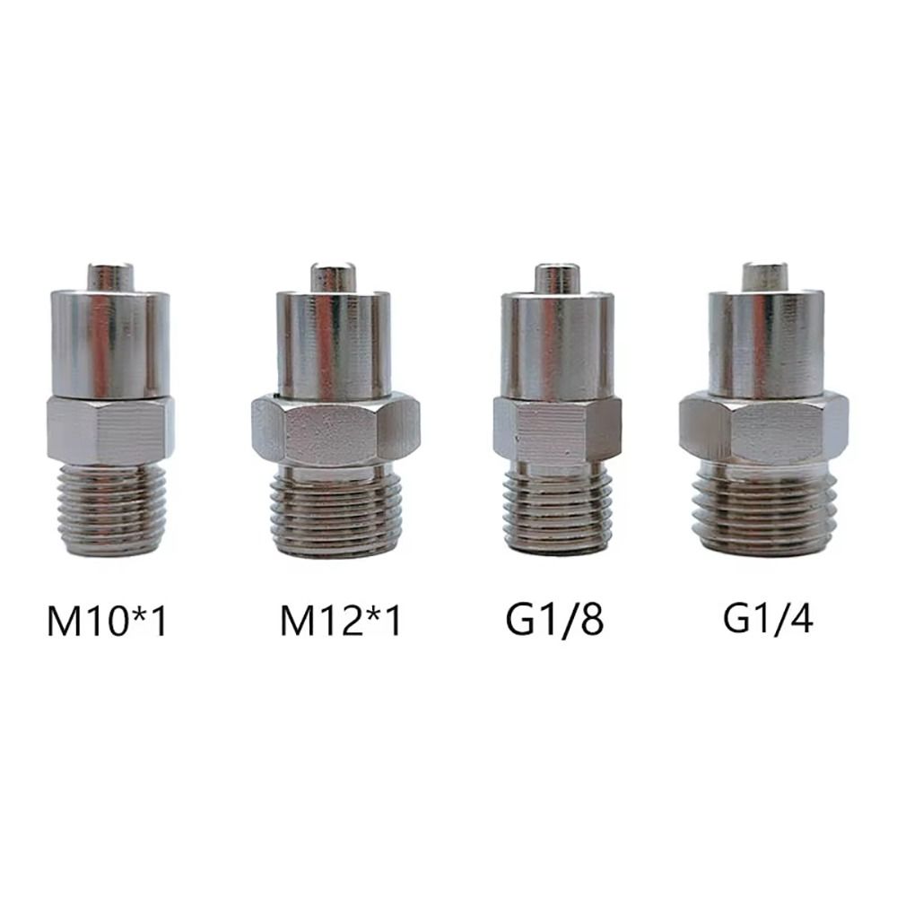 1Pcs G1/8 G1/4 M10*1 M12*1 Dispense Valve Adapter Luer Lock Brass Dispensing Valve Connector Double Screw Automatic