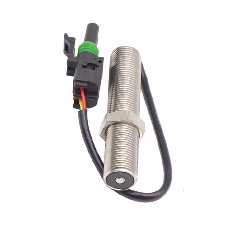 Temperature Resistant Speed Detector High Sensitivity RPM Sensor 5/8 18UNF Threaded Mounting Device for Heavy Machinery