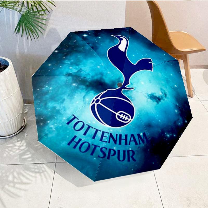 Fc Crest Design Printed Automatic Umbrella, 8-Frame for Travel, camping, Casual Umbrella, Essential Gift for  for family and friends