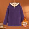 Women's Winter Fleece-Lined Cotton Coat for Middle-Aged & Elderly
