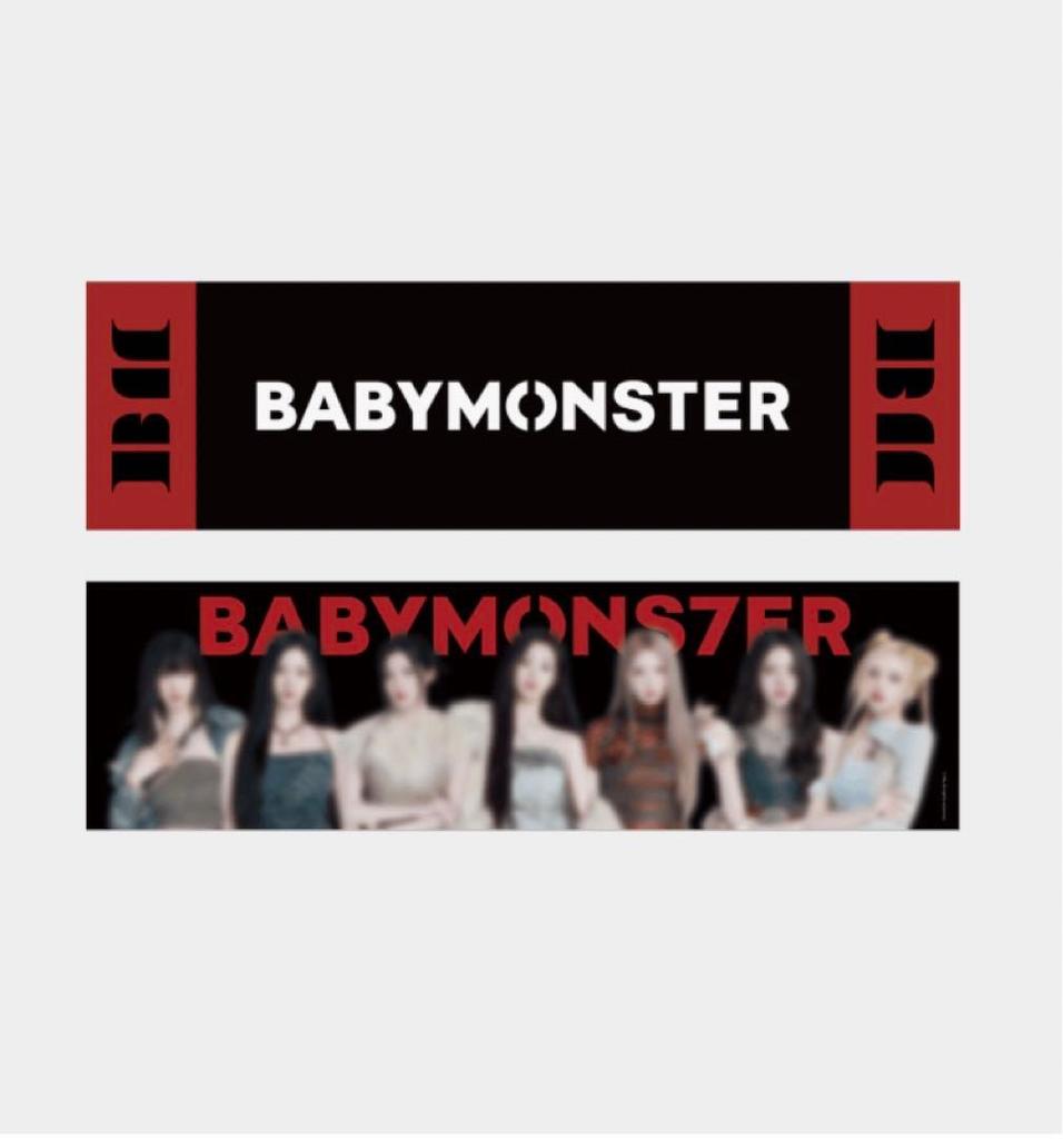 [USED] Korea Exclusive / BABYMONSTER / Slogan Towel