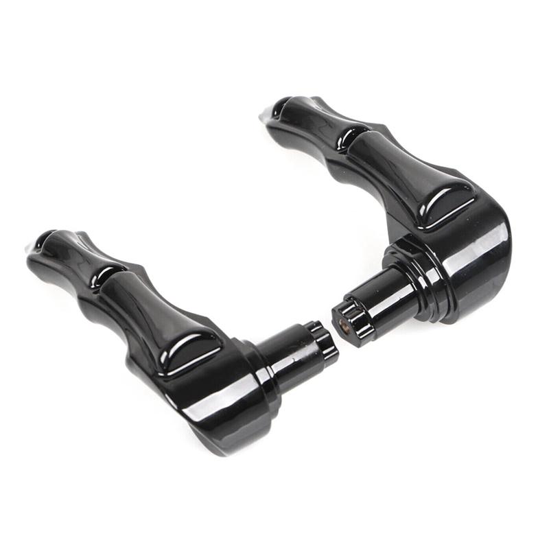 ABLZ-Saddlebag Skull Fingers Latch Handles Lever Lid Lifter For Touring 2014Up Replacement