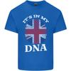 Britain Its in My DNA Funny Union Jack Flag Unisexs Light Cotton TShirt