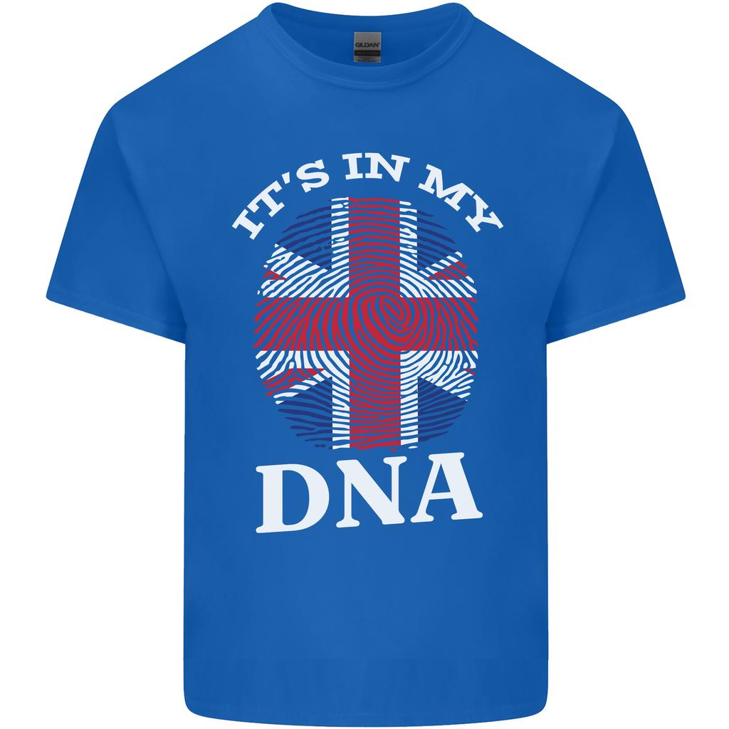 Britain Its in My DNA Funny Union Jack Flag Unisexs Light Cotton TShirt