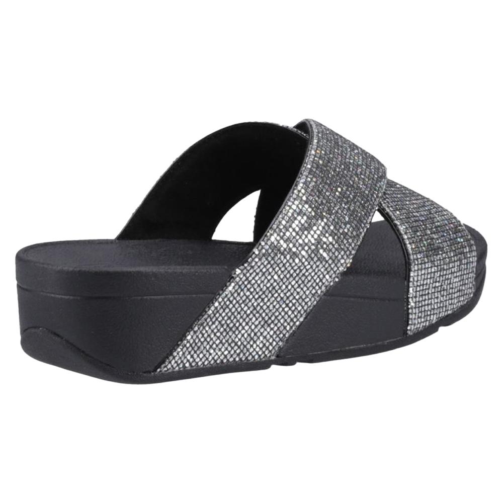 FitFlop Womens/Ladies Lulu Glitterball Cross Strap Sliders