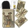 Kancharo Tarot Cards 40 Pieces Tarot Fortune Telling Italian Fortune Japanese Tarot Cards Basic Instructions Pouch Included [Traditional Cards] &