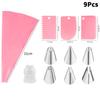 Stainless Steel Piping Nozzle Set,Cake Decorating Tools, Cream Glue Piping Nozzles,Thickened EVA Piping Bags