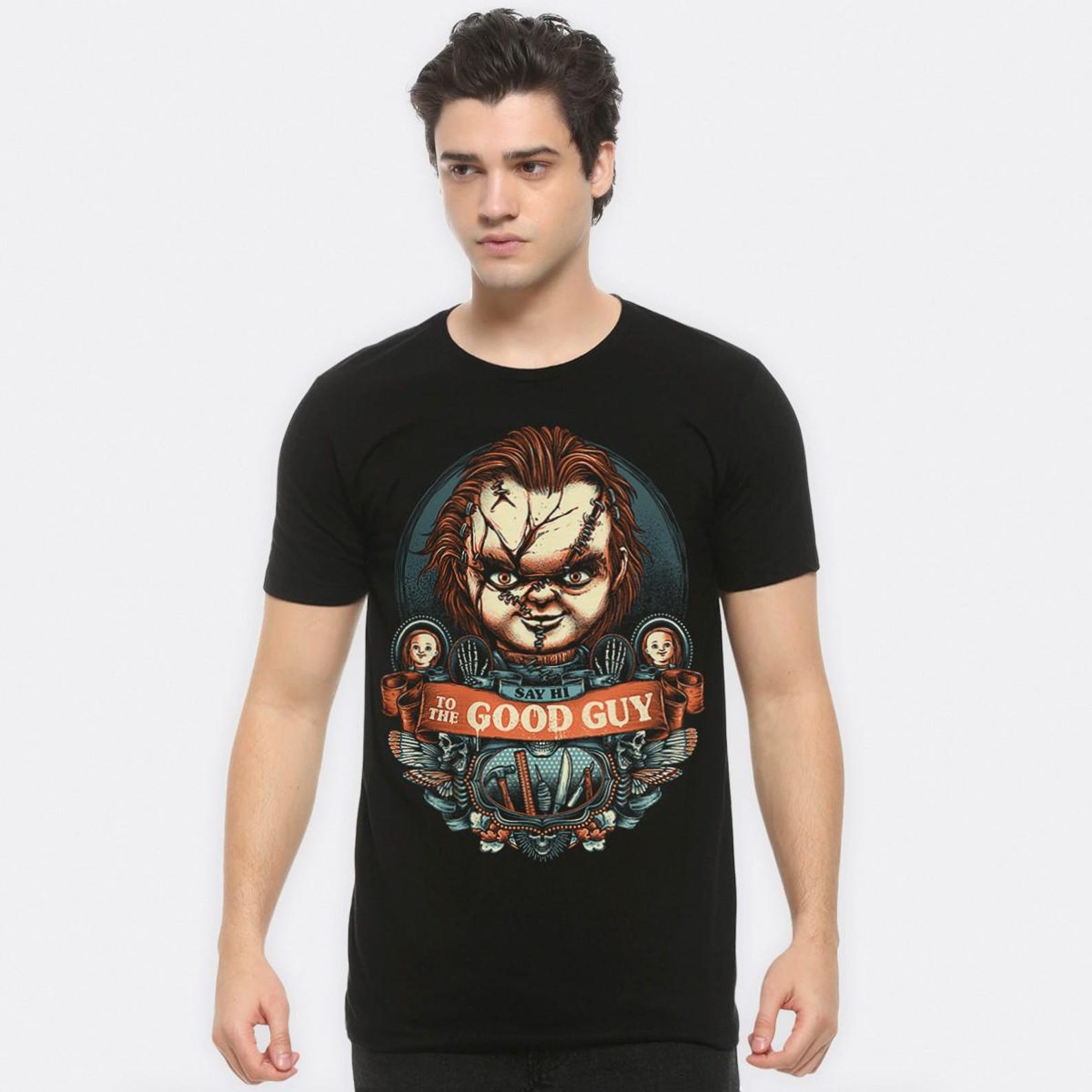 Chucky Say Hi to the Good Guy T-Shirt, Men s Women s Sizes (CHC-987101) 2XL