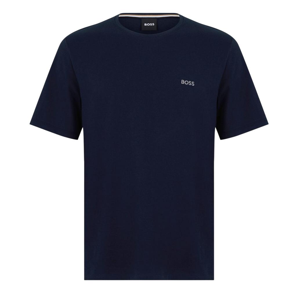 BOSS Mens Mixmatch Crew Neck Short-Sleeved T-Shirt