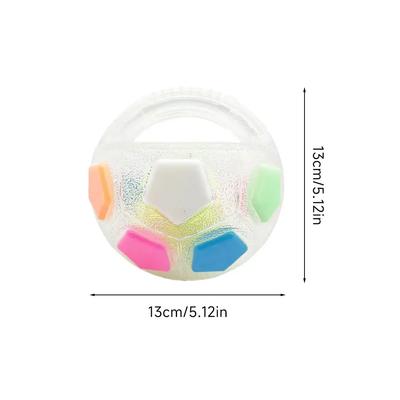 Durable Chew Dog Football Toy Squeaking Ball Pet Outdoor Play Train Toy Teeth Grinding for Medium Large Dogs