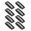 100Pcs 6 Teeth Hair Extension Clips Wig Clips Stainless Steel U Shape Snap Clips for Hair Extension Hairpiece DIY