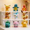 Hot Pokemon Anime Figures Pikachu Toys Model Charmander Psyduck Squirtle Jigglypuff Bulbasaur Kawaii Collect Dolls Kids Gift